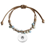 Ceramic adjustable bracelet fit 20mm snaps chunks Snaps button jewelry wholesale