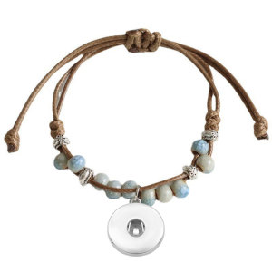 Ceramic adjustable bracelet fit 20mm snaps chunks Snaps button jewelry wholesale