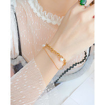 Pearl Stainless steel  bracelet