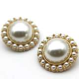 25 styles 20MM love flower metal Pearl Rhinestones snap button charms
