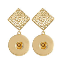 Stainless steel  earrings fit 20MM Snaps button jewelry wholesale