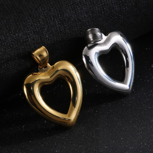 Stainless steel love pendant