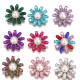 20MM design snap Silver Plated With rhinestones and pearl charms snaps jewerly