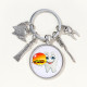 Keychain Pendant Teeth Glass Toothbrush Toothpaste Keyring