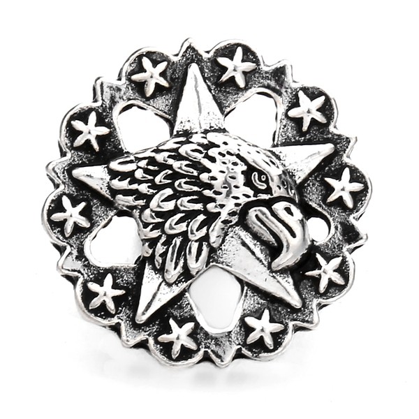 20MM American Independence Day Eagle  Metal snap buttons