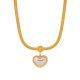 Stainless steel love necklace