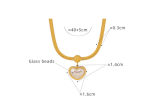Stainless steel love necklace
