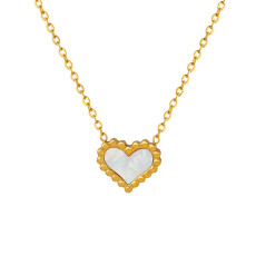 Stainless steel love necklace