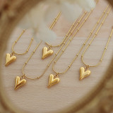 Stainless steel love necklace