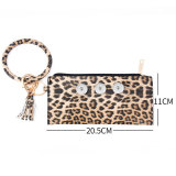 Snaps Leopard print series sandwich bracelet bag fit 18mm snap button jewelry
