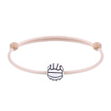 Ball Bracelet Handwoven Wax Thread Baseball Football Basketball Volleyball Adjustable Bracelet