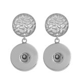 Stainless steel  earrings fit 20MM Snaps button jewelry wholesale