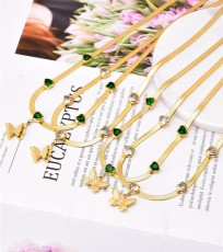 Stainless Steel Love Butterfly Necklace