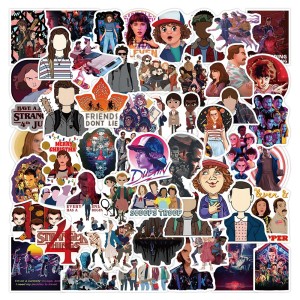 50 Pieces of American Drama Strange Tales Season 4 Graffiti Stickers Notebook Luggage Case Helmet Stickers