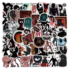 50 pieces of door scaring graffiti stickers for decorating phone cases, luggage cases, guitar waterproof stickers