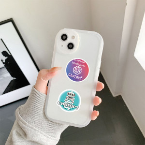 50 chat gpt cartoon graffiti stickers decorative stationery box skateboard helmet waterproof stickers
