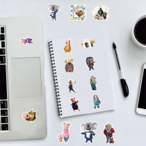 50 pieces of Happy Voice cartoon stickers for decorating phone cases, luggage cases, laptops, waterproof stickers