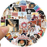 50 TV series Daisy and band graffiti stickers decorated guitar suitcase waterproof