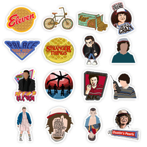 50 pieces of American TV series Strange Tales 3 Decoration Guitar Trolley Box Car Sticker Waterproof Removable Graffiti Sticker