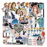 50 American TV series intern doctor Grey graffiti stickers suitcase laptop guitar waterproof stickers