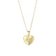 Stainless Steel Demon Eye Zircon Love Pendant Necklace