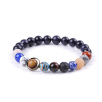 Starry Sky Galaxy Bracelet Volcano Stone Frosted Lapis lazuli Blue Sandstone Bracelet