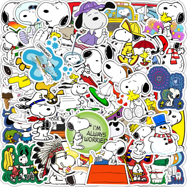 50 cartoon animal notebooks, skateboards, luggage cases, water cups, car graffiti decoration stickers, waterproof hand tent stickers