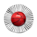 stainless steel Stripe  Agate snap buttons Natural stone DIY  fit 20mm snap button charms