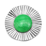 stainless steel Stripe  Agate snap buttons Natural stone DIY  fit 20mm snap button charms