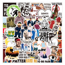 50 Letterkeny Town Graffiti Stickers Waterproof Luggage, Laptop, Scooter, Water Cup Stickers