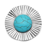 stainless steel Stripe  Agate snap buttons Natural stone DIY  fit 20mm snap button charms