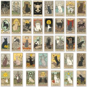 78 cat tarot graffiti stickers cartoon stickers DIY skateboard mobile phone luggage stickers waterproof