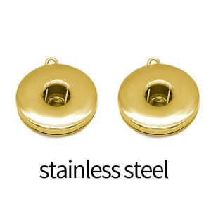 20MM stainless steel single hanging Snaps button jewelry wholesale