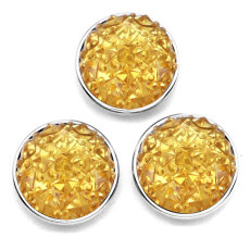 18MM Resin Bling  Shine  snap button charms
