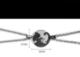 Stainless Steel Love Cat Fashion Couple Necklace