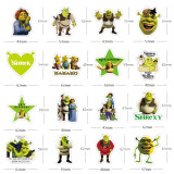 50 Anime Monster Shrek Graffiti Stickers Car Luggage, Notebook, Scooter Waterproof Stickers