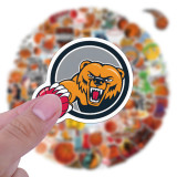 100 pieces of basketball personalized graffiti stickers, car luggage, water cup, refrigerator waterproof stickers