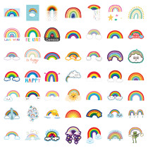 100 Rainbow Bridge Graffiti Stickers Car Luggage, Notebook, Water Cup, Refrigerator Waterproof Stickers