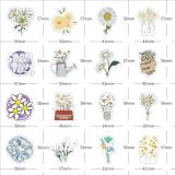 50 Daisy Graffiti Waterproof Stickers Car Luggage, Notebook, Scooter, Water Cup Stickers