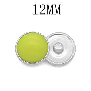 pearl Round resin fit 12MM snap button charms