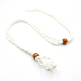 Woven Raw Stone Natural Stone Pendant Net Pocket Necklace Handmade Adjustable Necklace Rope
