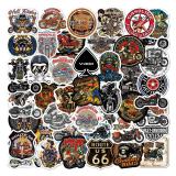 50 personalized graffiti waterproof decorative guitar skateboard computer Harley motorcycle stickers
