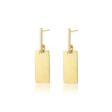 Stainless steel geometric earrings
