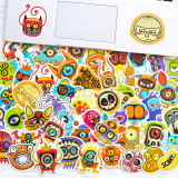50 Small Monster Stickers Graffiti Personalized Cartoon DIY Skateboard Waterproof Stickers