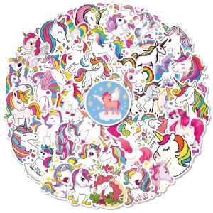 50 Unicorn All ages Waterproof Stickers Cute Rainbow Horse Mixed Graffiti Luggage Case Notebook Decal