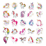 50 Unicorn All ages Waterproof Stickers Cute Rainbow Horse Mixed Graffiti Luggage Case Notebook Decal