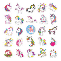 50 Unicorn All ages Waterproof Stickers Cute Rainbow Horse Mixed Graffiti Luggage Case Notebook Decal