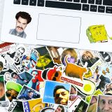 50 suitcases, laptops, TV dramas, internet celebrities, spoofing, waterproof stickers, internet celebrities, emoji bags