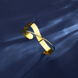 Stainless steel opening bracelet