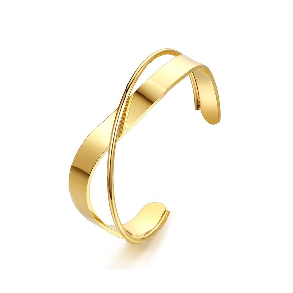 Stainless steel opening bracelet